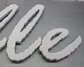 LED-Buchstaben dezent, edel ideal f&uuml;r einen starken Auftritt