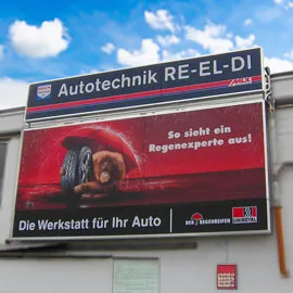 Leuchtkasten einseitig Scheibe