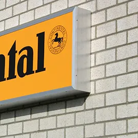 Wandtransparent einseitig - LED