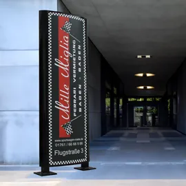 Pylon XL beleuchtet Profil lackiert