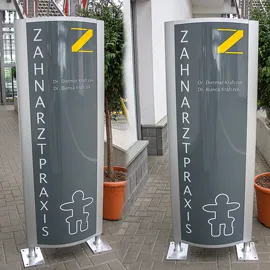 Aufsteller Smal beleuchtet