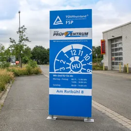Pylon gerade, Ausfürhrung als Haube - innenliegende Stürtzkonstruktion