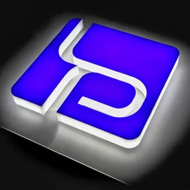 Signet als LED Frontstrahler mit seitlichem Lichtaustritt